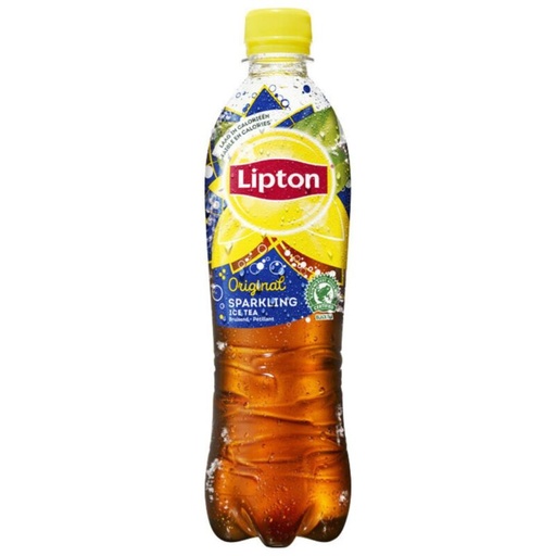 [06100528] BOISSON LIPTON ICE TEA  BOUTEILLE PET 24X 50CL   PETILLANT