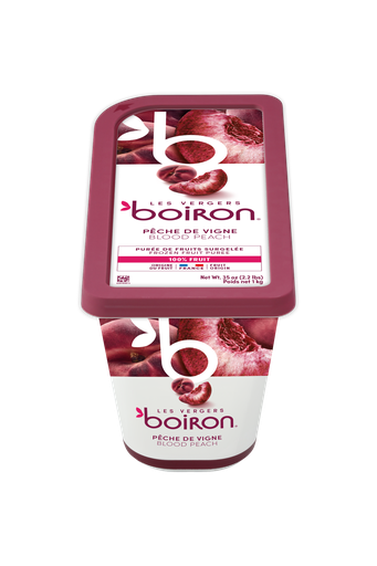 [02100909] ❄️BOIRON 726 PUREE PECHE DE VIGNE SANS SUCRE 1KG