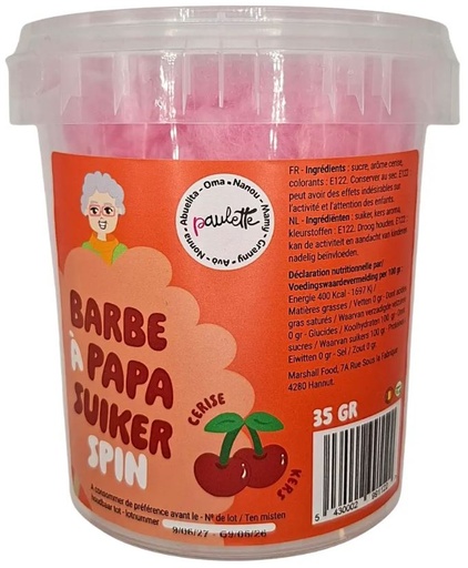 [00067486] PAULETTE COTTON CANDY  CHERRY 35GR