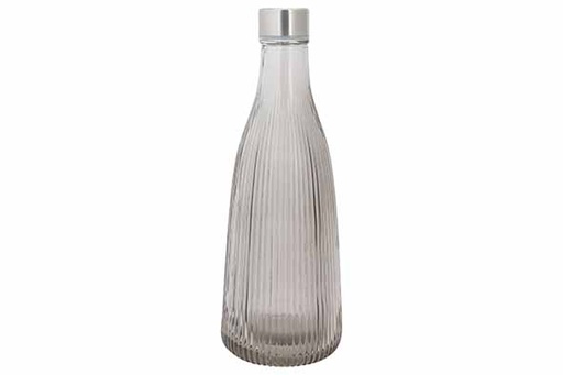 [00067560] ATLA BOTTLE 1L SMOKEY GREY D10,1XH28CM - WITH LID