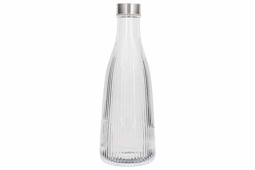 [00067564] ATLA FLES 1L NATUREL DOORSCHIJNEND D10,1XH28CM - MET DEKSEL