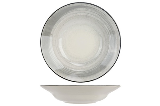 [00067580] BALTIC GREY PASTA PLATE D29CM 