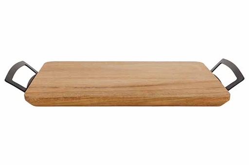 [00067587] ACACIA RECHTHOEKIGE SERVEERPLANK 30X 20CM - MET HANDVATTEN