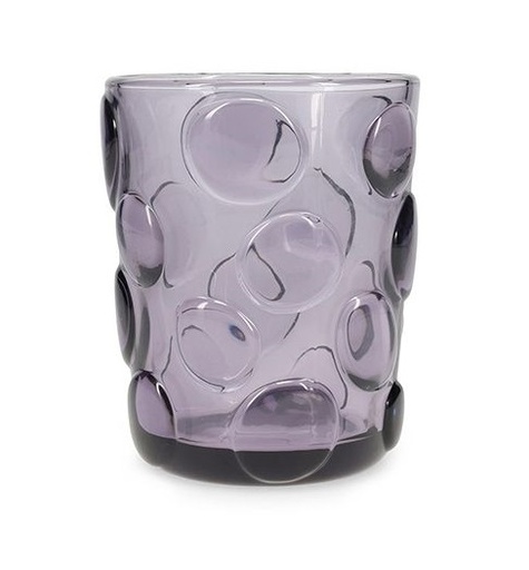 [00067740] ONA SPOT GLASS GOBLET PURPLE 33CL FB - 704021