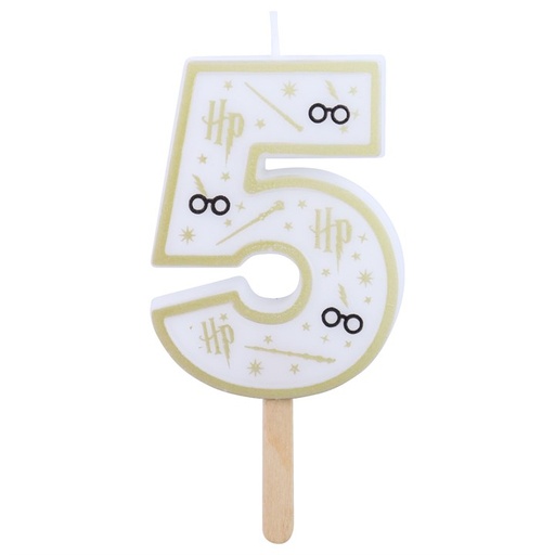 [00067876] BOUGIE HARRY POTTER CHIFFRE 5