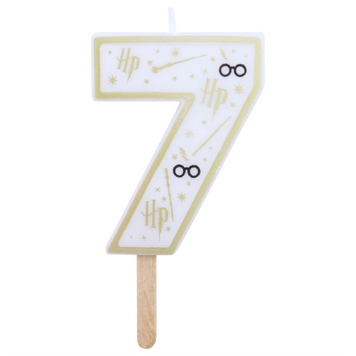 [00067878] BOUGIE HARRY POTTER CHIFFRE 7