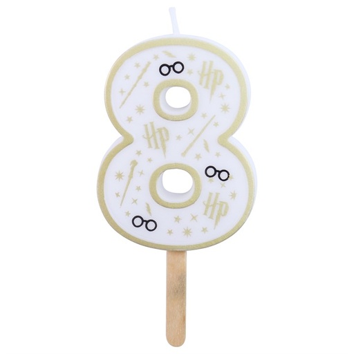 [00067879] BOUGIE HARRY POTTER CHIFFRE 8