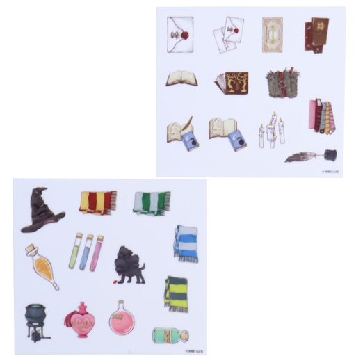 [00067895] *FDS*DECORATIONS POUR CUPCAKES SUR FEUILLE EN SUCRE POUDLARD HARRY POTTER 24PCS