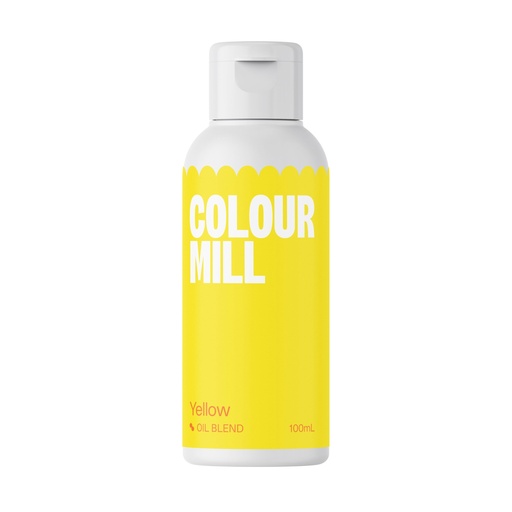 [00067902] COLOUR MILL VETOPLOSBARE KLEURSTOF GEEL 100ML