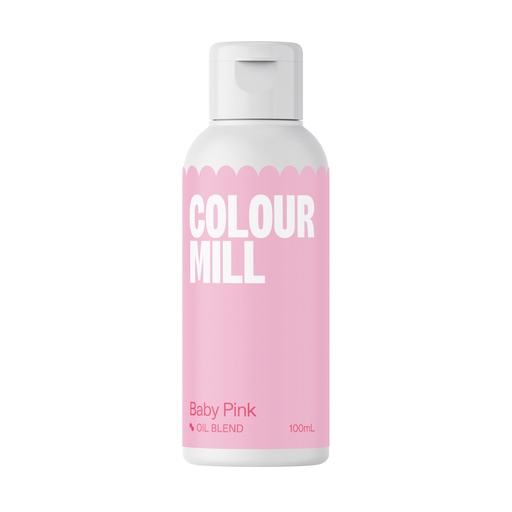 [00067923] COLOUR MILL OIL-BASED FOOD COLOURING BABY PINK 100ML