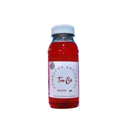[00068106] KOMBUCHA TEA-BÔ AARDBEI BOSBES GRANAATAPPEL 25CL
