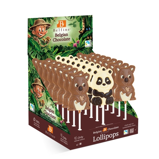 [00068146] SUCETTES ASSORTIES 16X OURSON KOALA BALI & 8x OURSON PANDA BARU LAIT&BLANC 24 PIECES