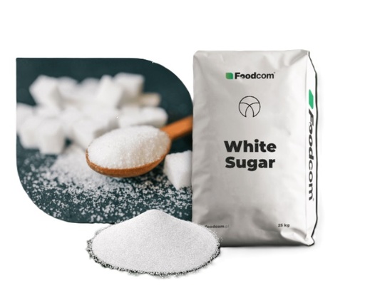 [00068166] GRANULATED SUGAR - FOODCOM - 25KG 