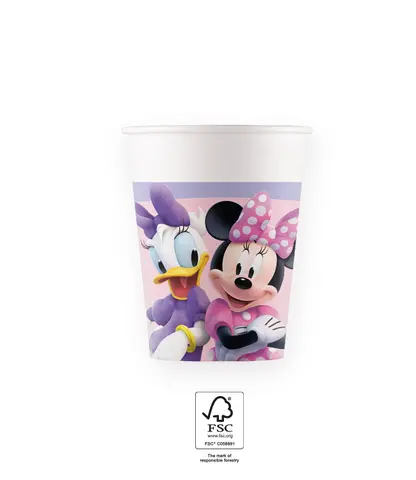 [00068342] MINNIE JUNIOR GOBELETS EN CARTON 200ML 8pcs