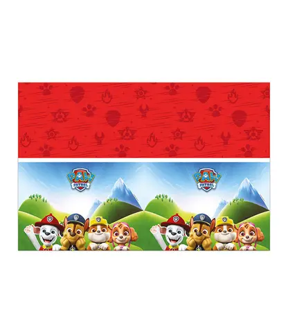 [00068355] PAW PATROL HERO NAPPE PLASTIQUE 120x180 cm