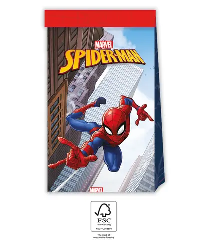 [00068363] *FDS*SPIDERMAN CRIME FIGHT SACHETS CADEAUX 4pcs