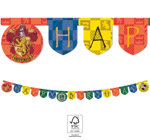 [00068442] HARRY POTTER FSC GUIRLANDE EN PAPIER