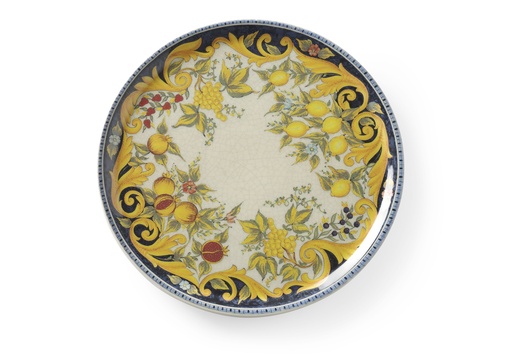 [00068639] BAROCCO PORCELAIN PIZZA PLATE 33 CM