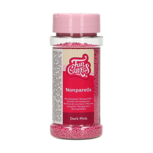 [00068797] FunCakes Nonpareils Dark Pink 80g