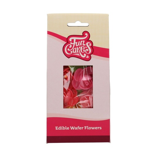 [00068825] FunCakes Oplaatbloemen Frangipani & Bladeren 15 stuks