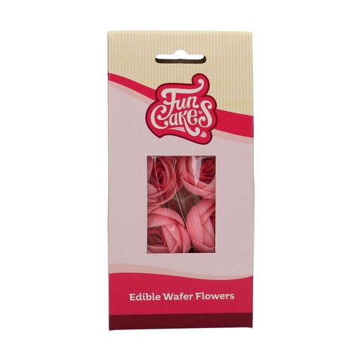 [00068831] FunCakes fleurs azyme Rose 6 pces