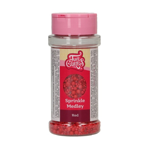 [00068832] FunCakes SUGAR DECORATION MIX Red 70g