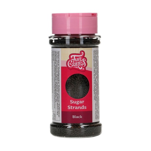 [00068835] FunCakes Vermicelle en sucre noir 80 g