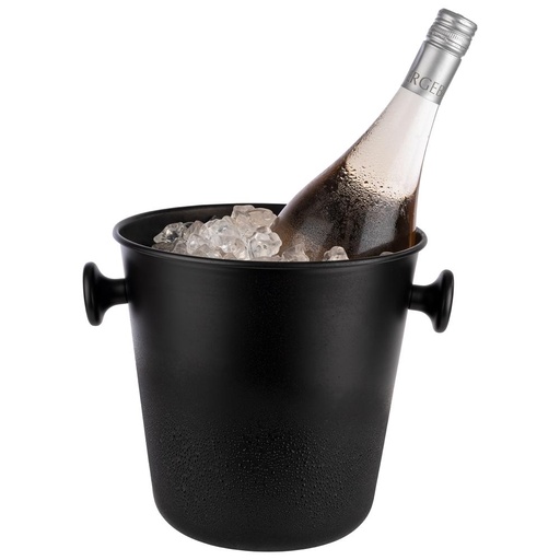 [00068903] APS COOLING BUCKET ALU/ABS BLACK 21.5X21.5XH22CM - 5.0L - 36115