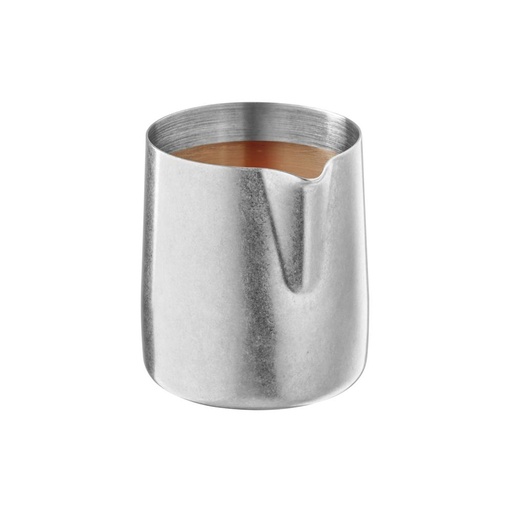 [00068990] APS ‘FLOW’ VINTAGE STAINLESS STEEL CREAMER/GRAVY BOAT 18/8 6XH6.5CM - 0.15L - 10305