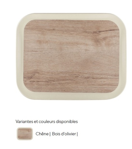 [00069006] ROLTEX ROCCANDIA GRAIN PYE PEARL WHITE VINTAGE TRAY 43X33CM -50°+140°- 10-YEAR ANTI-BREAKAGE WARRANTY