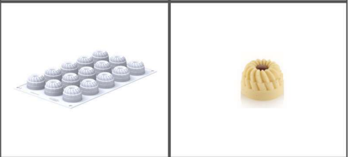 [00069065] SILIKOMART MOULE ROND ø40 H 27 MM "PLEIN CŒUR" 15 EMPREINTES DE 27ML