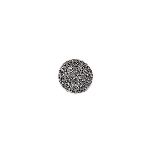 [08054297] 57439 METALLIC SUGAR STICK SILVER 500 G ***S/CD***