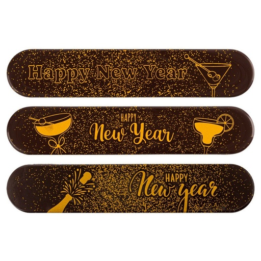[00070308] 2015777 Eclair Happy New Year 15x3 cm 35pcs ***ON/ORDER***