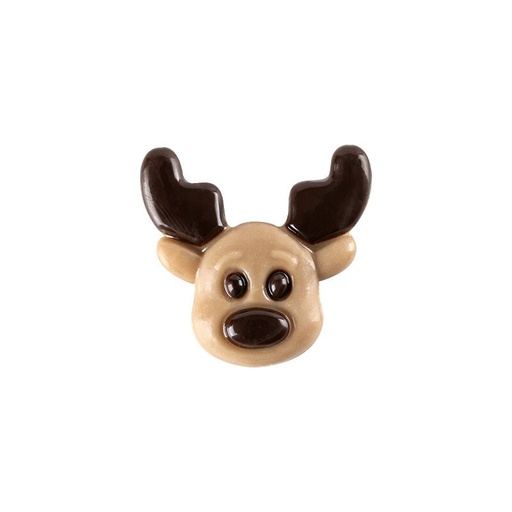 [00070317] 1000186 Deer 3,3x3,1 cm 140pcs ***ON/ORDER***