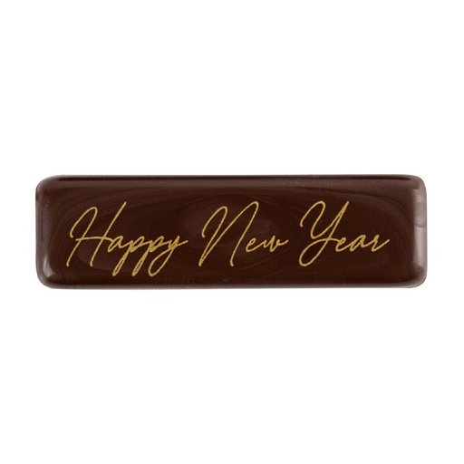 [00070340] 2014005 Plaquette Happy New Year  4,5x1,3 cm 250pcs ***S/CDE***