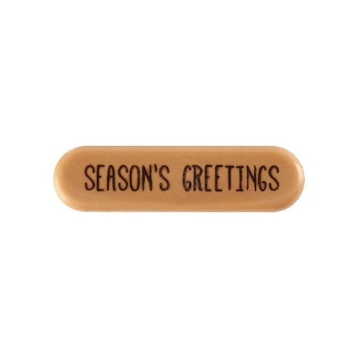 [00070353] 2015780 Plaquette Season's Greetings 5,5x1,5 cm 160pcs ***S/CDE***