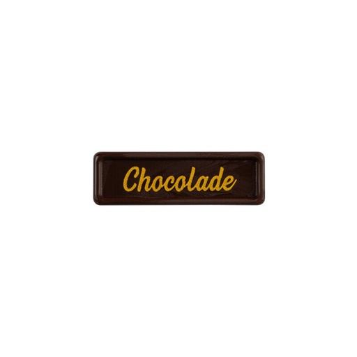 [00070355] 2002441 Plate Chocolade 3,8x1,2 cm 300pcs ***ON/ORDER***