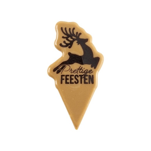 [00070359] 2015428 Stick deer Prettige feesten 6,7 cm 80pcs ***ON/ORDER***