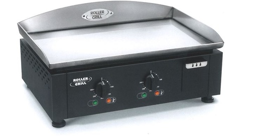 [60502007] ROLLER GRILL PLANCHA RVS ELEKTRISCH PLI 600 IN ZWART 60X43 HT28CM 230V