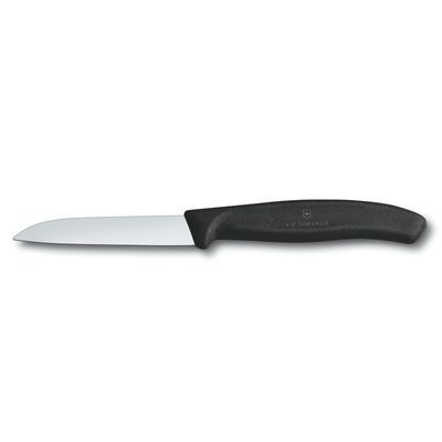 [57663205] VICTORINOX VEGETABLE KNIFE 8CM BLACK