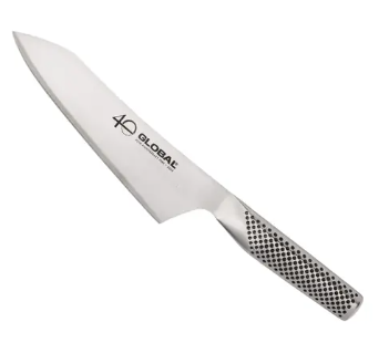[00070721] GLOBAL G4 COUTEAU SANTOKU ORIENTAL 18CM "40éme ANNIVERSAIRE" - 0104