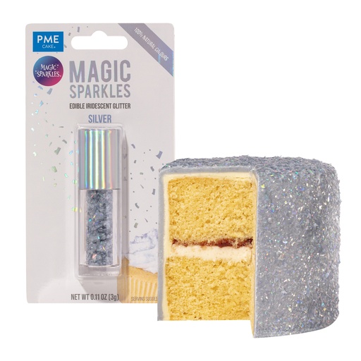 [00070753] PME Magische Glitters  Zilver 3gr