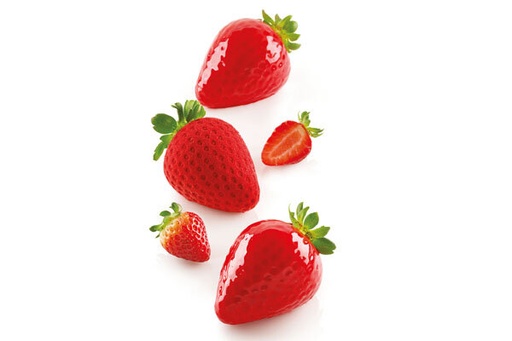 [00070785] SILIKOMART - MOULE TROMPE L'OEIL FRAISE - FRAGOLA 60 X 77MM H 54 MM-120ML