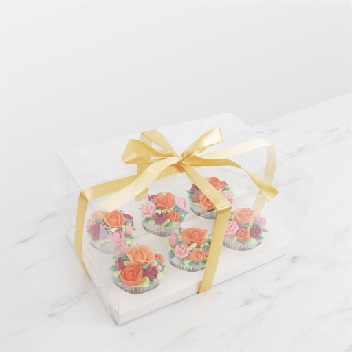 [00070889] CRYSTAL BOX FOR 6 CUPCAKES 