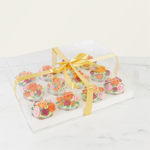 [00070890] BOÎTE POUR 12 CUPCAKES EN CRISTAL FOST+ INCLUS