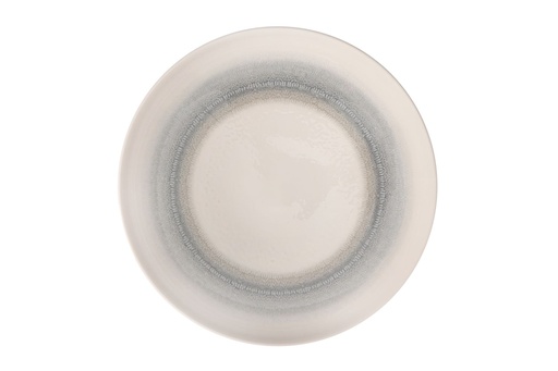 [00070942] PIOLI NEPTUNE SOUP PLATE 25CM WHITE/BLUE PORCELAIN - NE17AP25