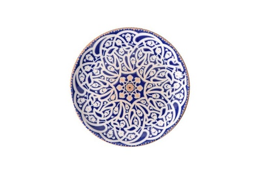 [00070947] PIOLI OOSTERS SOEPBORD 26CM BLAUW/WIT PORSELEIN - OR17ML26