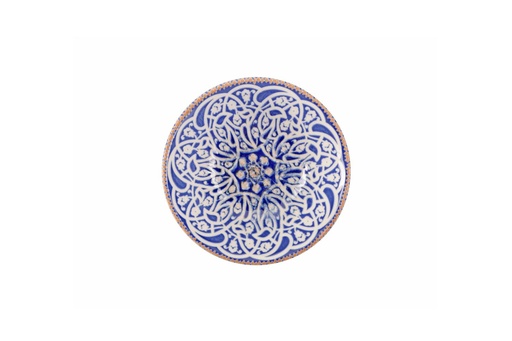 [00070948] PIOLI OOSTERSE KOM 16CM BLAUW/WIT PORSELEIN - OR36ML16