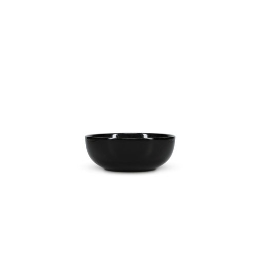 [00070984] BONBISTRO OVIO BLACK BOWL16XH6CM PORCELAIN - 740324