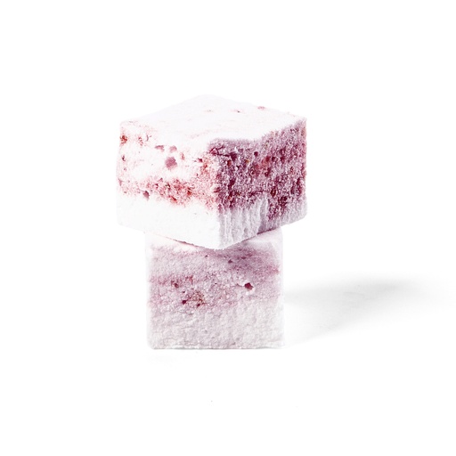 [00071109] MALLOWS MARSHMALLOW FRAISE 3 X 3 CM 18 PCS - 215GR